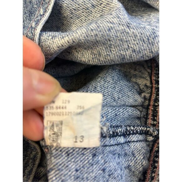 Lee girls size 5 denim dress Vintage USA Bunny Union Tag Rare #34783 - Picture 7 of 10